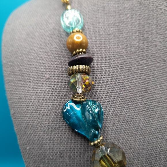 Ruby Road Multi-colored Bead Necklace, Single Strand, 24 Inches - Picture 3 of 14